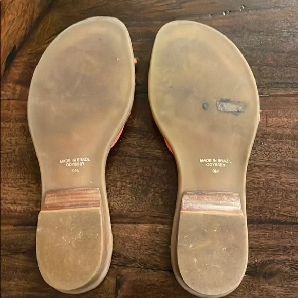 🦋 Nicole Women's Orange Sandals - Picture 3 of 11